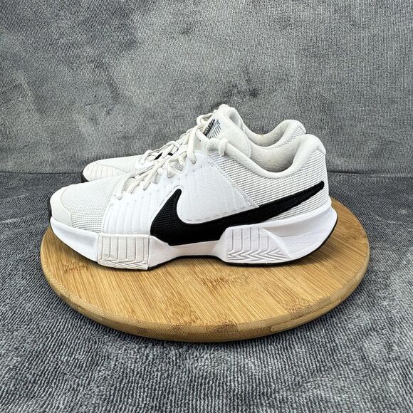 Nike GP Challenge 1 Air Zoom Tennis Shoes Womens Size 9 White Black FB3146-100 - Picture 3 of 10
